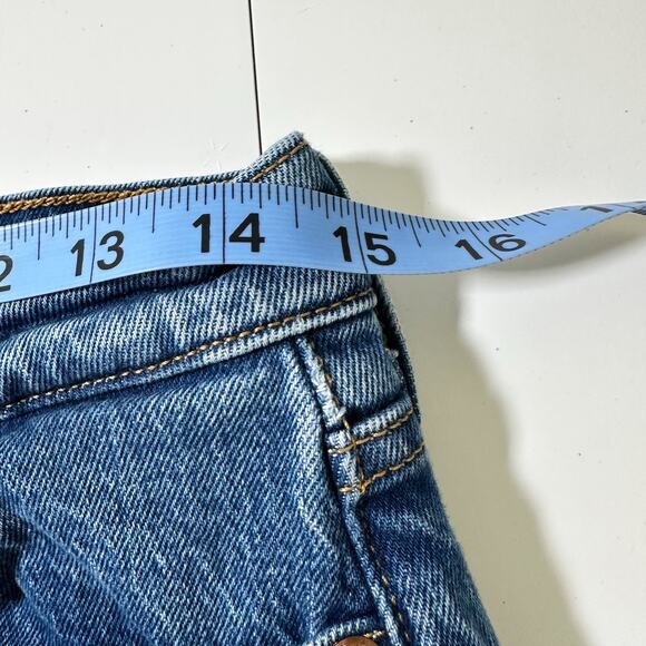 Levi's Wedgie Straight Fit Jeans Dark Wash Women 32 - Picture 7 of 9